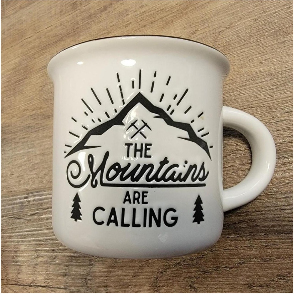 “The Mountains Are Calling” Mug 12.5oz stoneware cup Crofton Tea Coffee